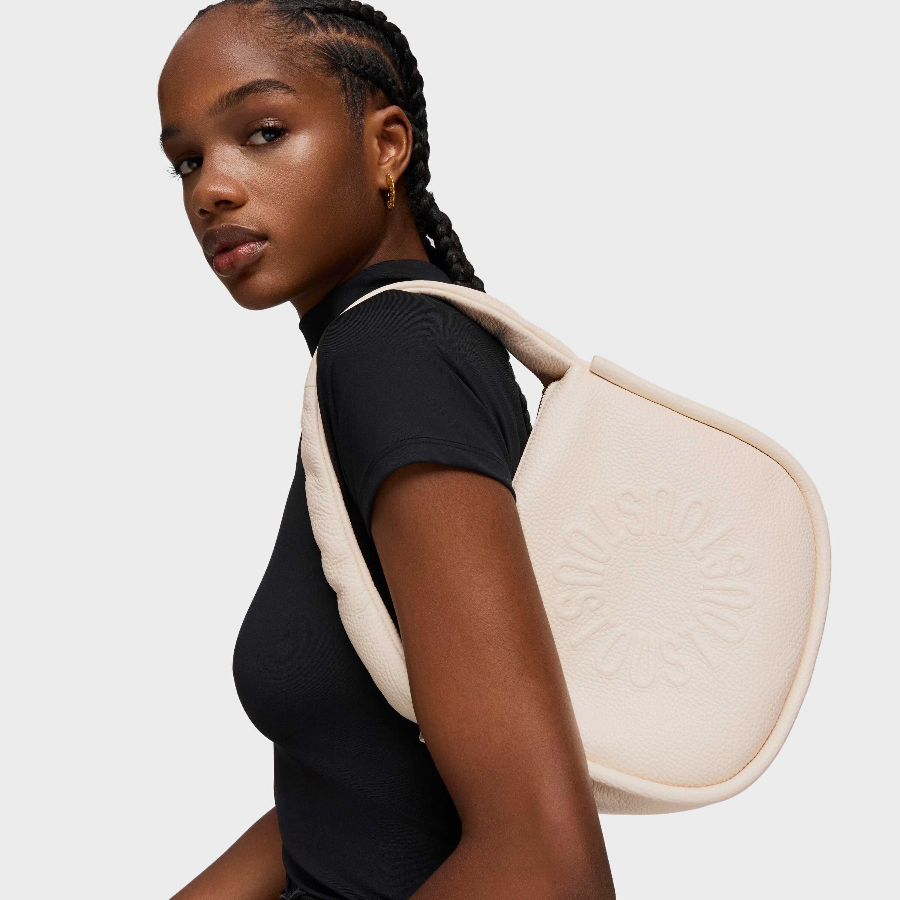 Small beige leather Shoulder bag TOUS Miranda