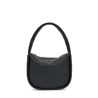 Small black leather Shoulder bag TOUS Miranda