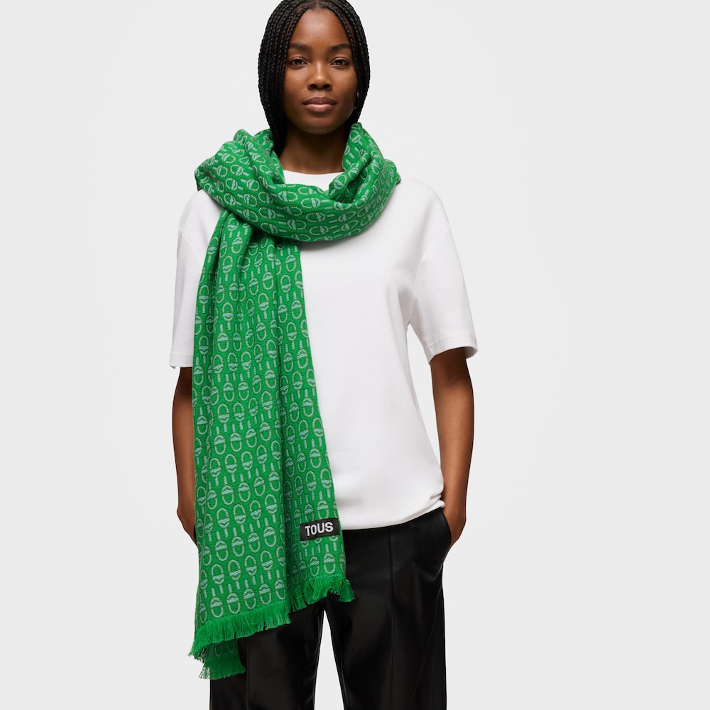 Foulard verde TOUS MANIFESTO Essence image number 3