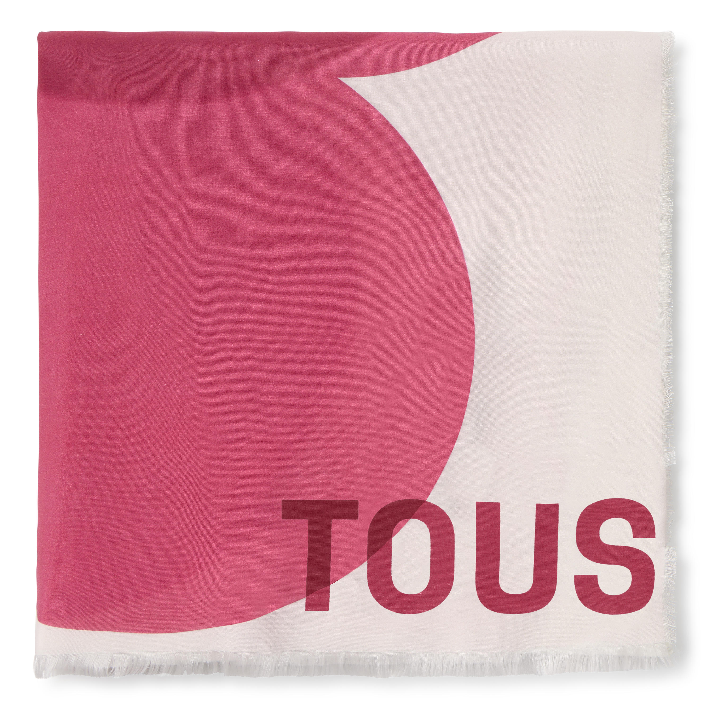 Fuchsia Foulard TOUS Blurry Flower