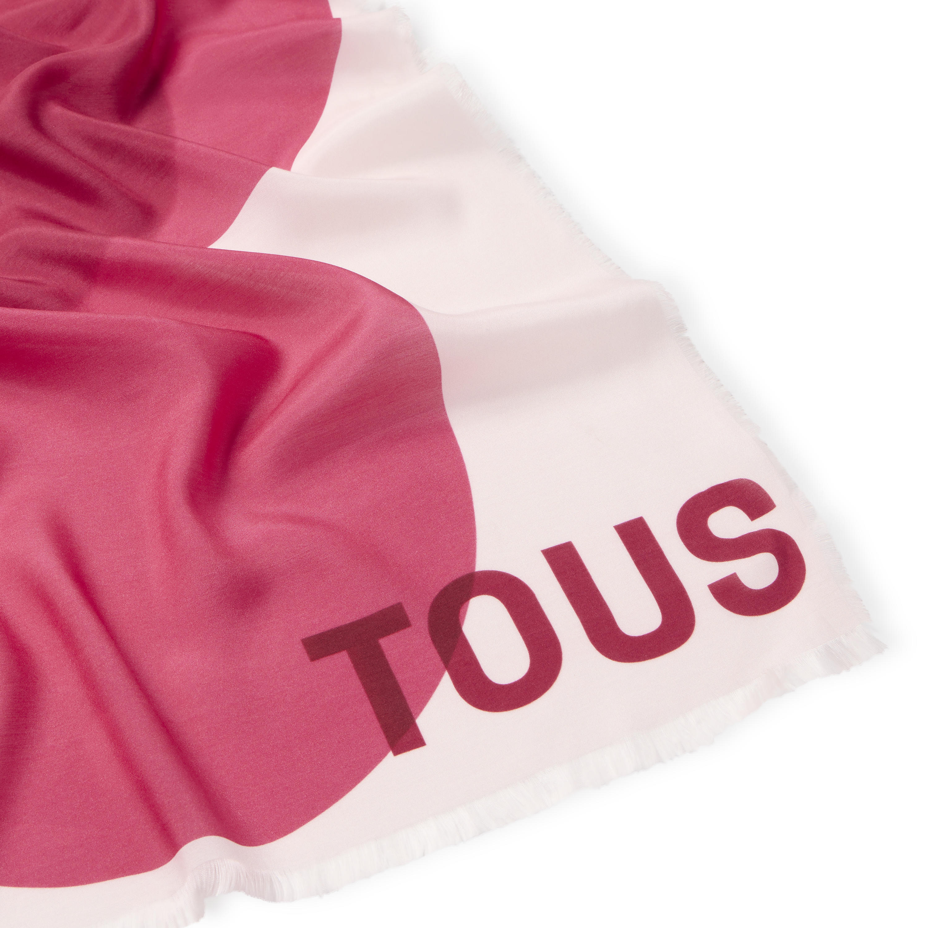 Fuchsia Foulard TOUS Blurry Flower