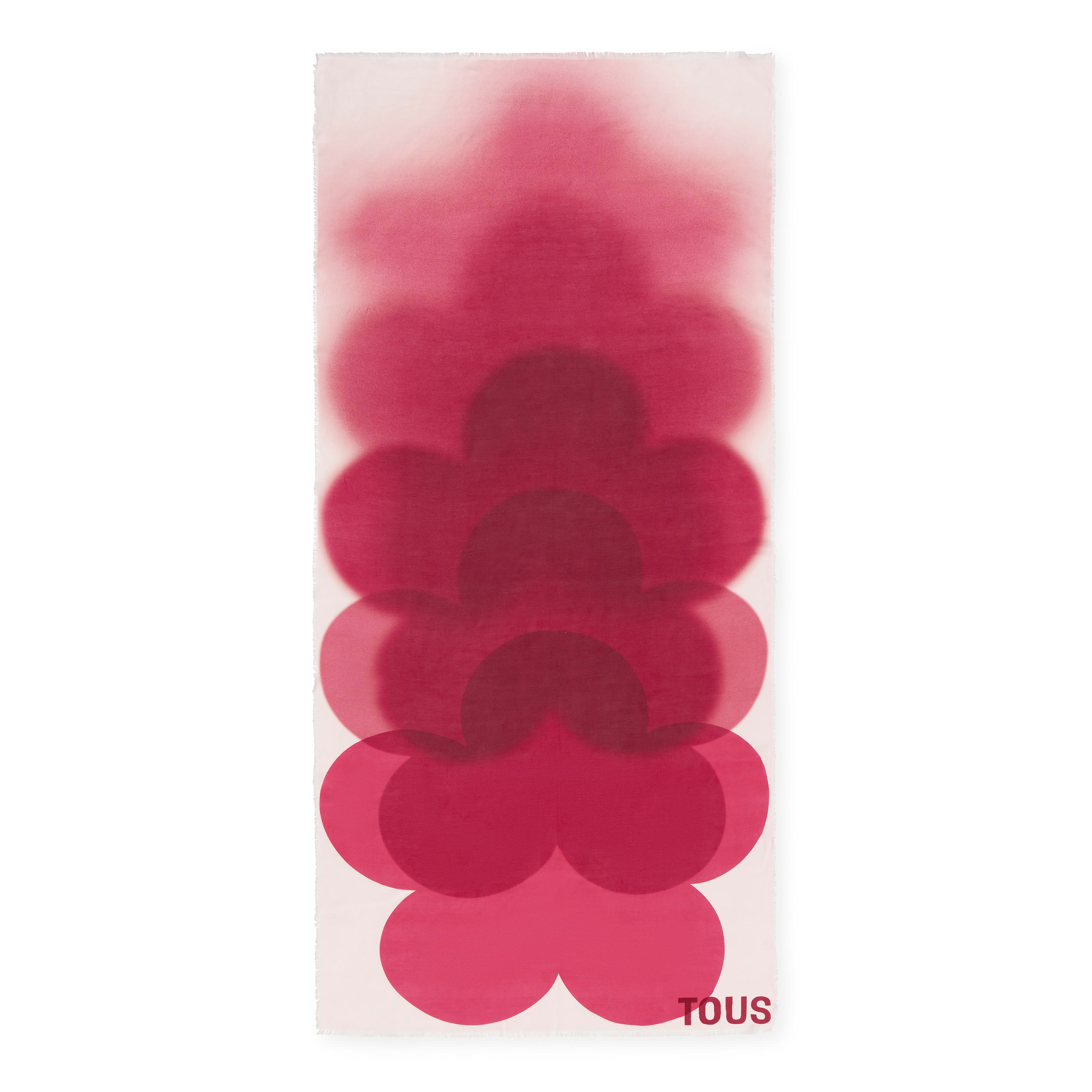 Fuchsia Foulard TOUS Blurry Flower