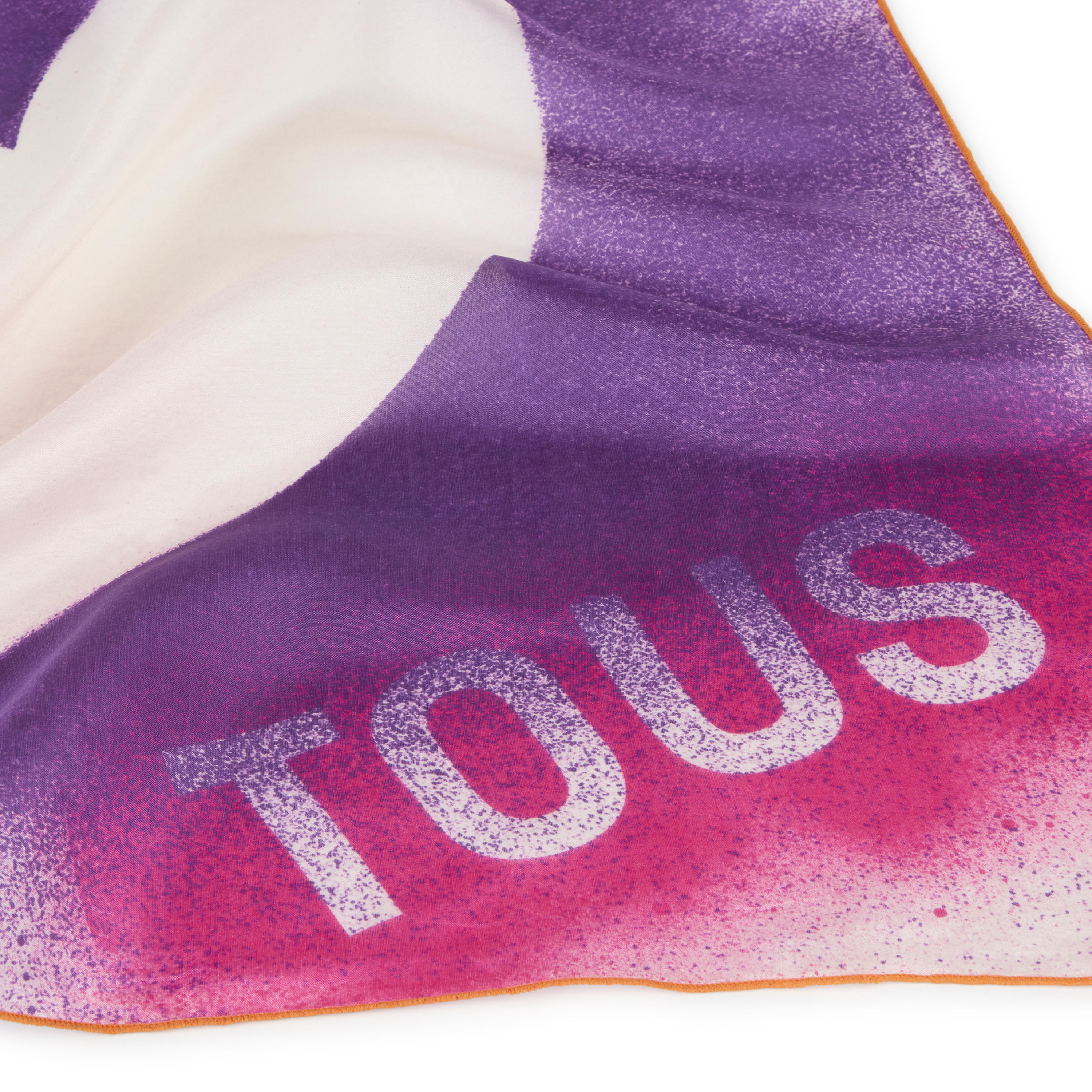 Beige square Scarf TOUS Heart