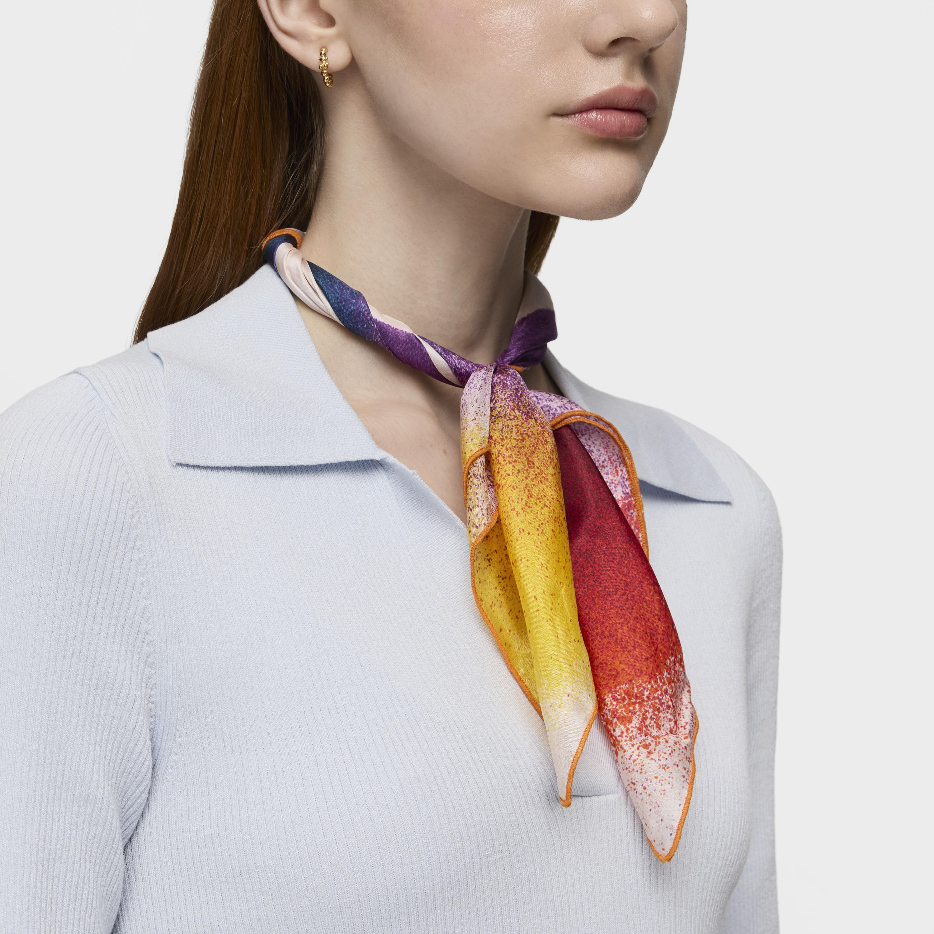 Beige square Scarf TOUS Heart