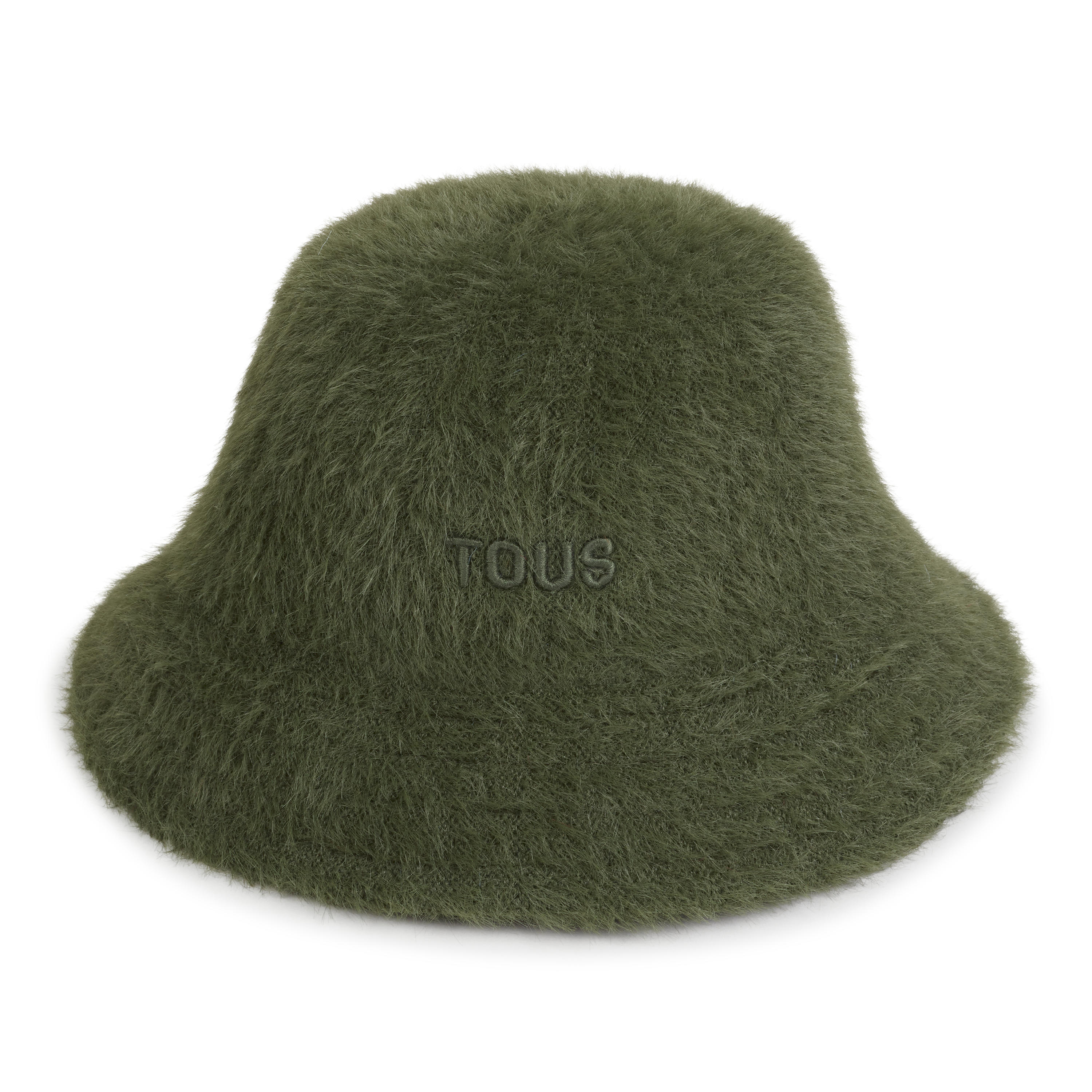 Khaki Beanie TOUS Fluffy