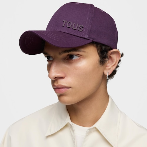 Purple Cap TOUS Logo Metal