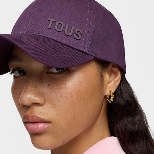 Purple Cap TOUS Logo Metal