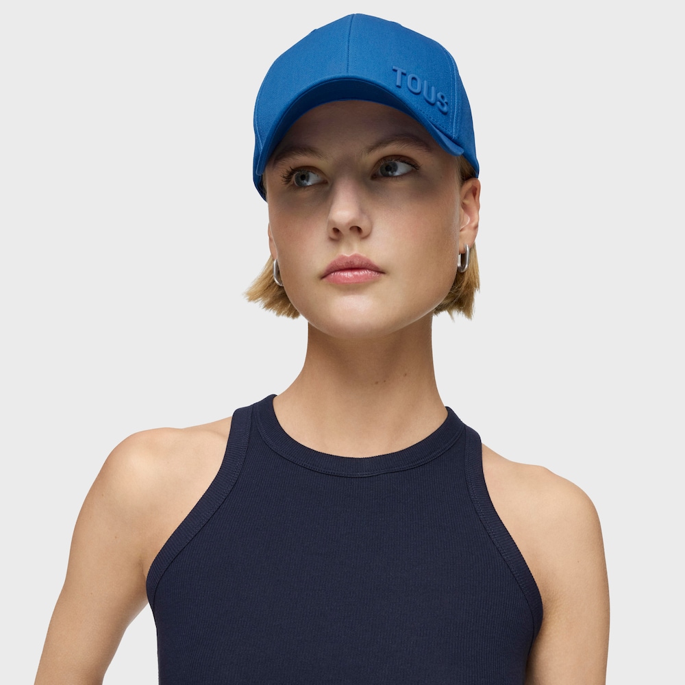 Blue Cap TOUS Logo Metal image number 2