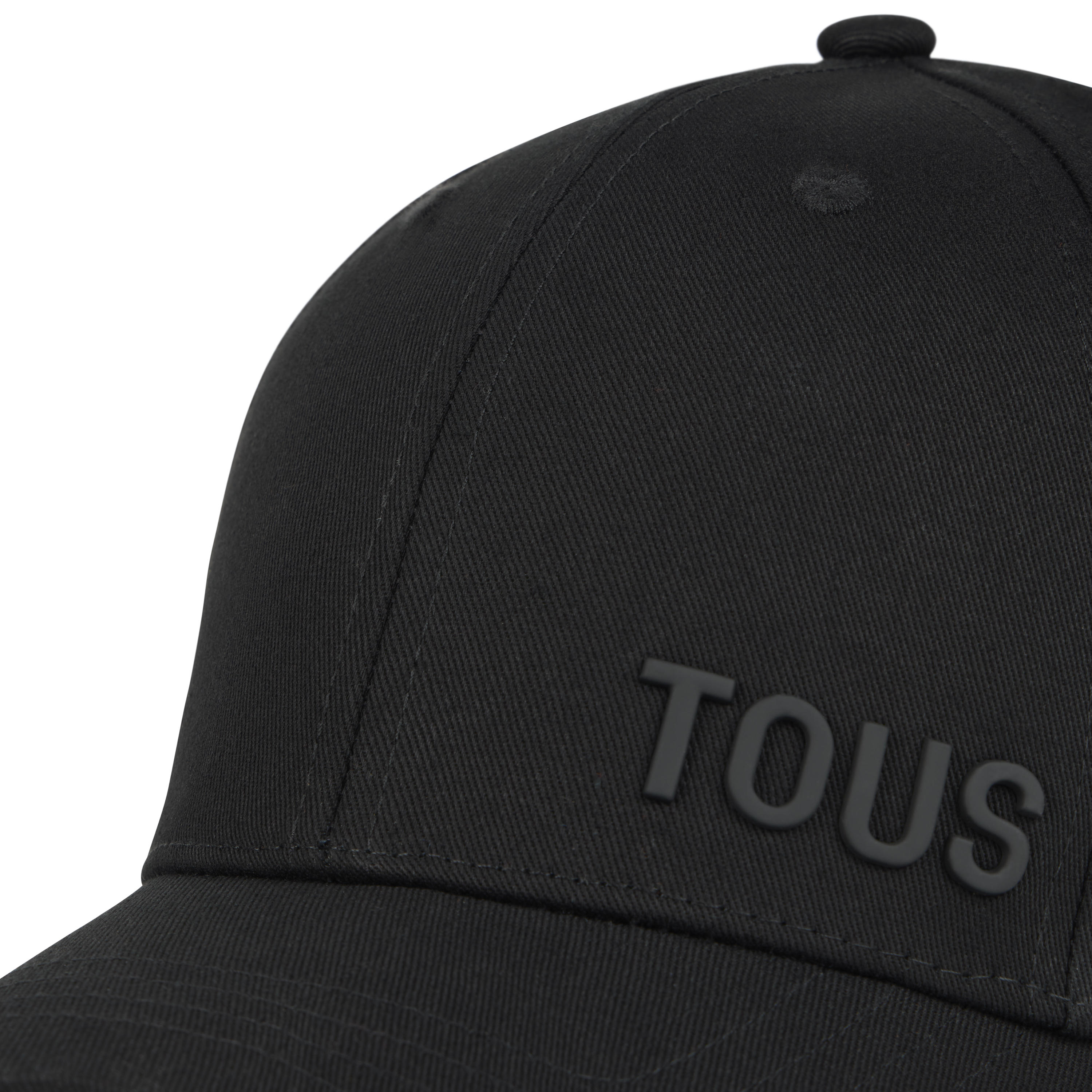Gorra negra TOUS Logo Metal image number 1