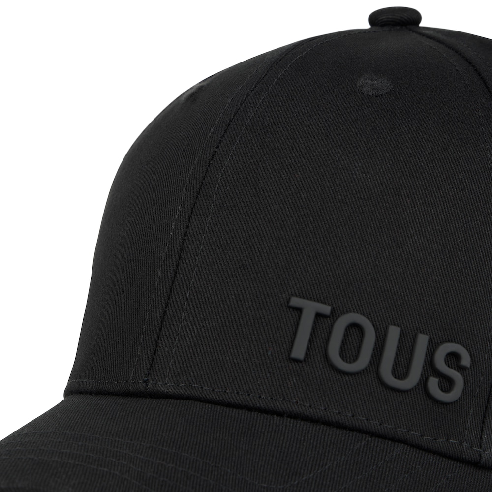 Gorra negra TOUS Logo Metal image number 1