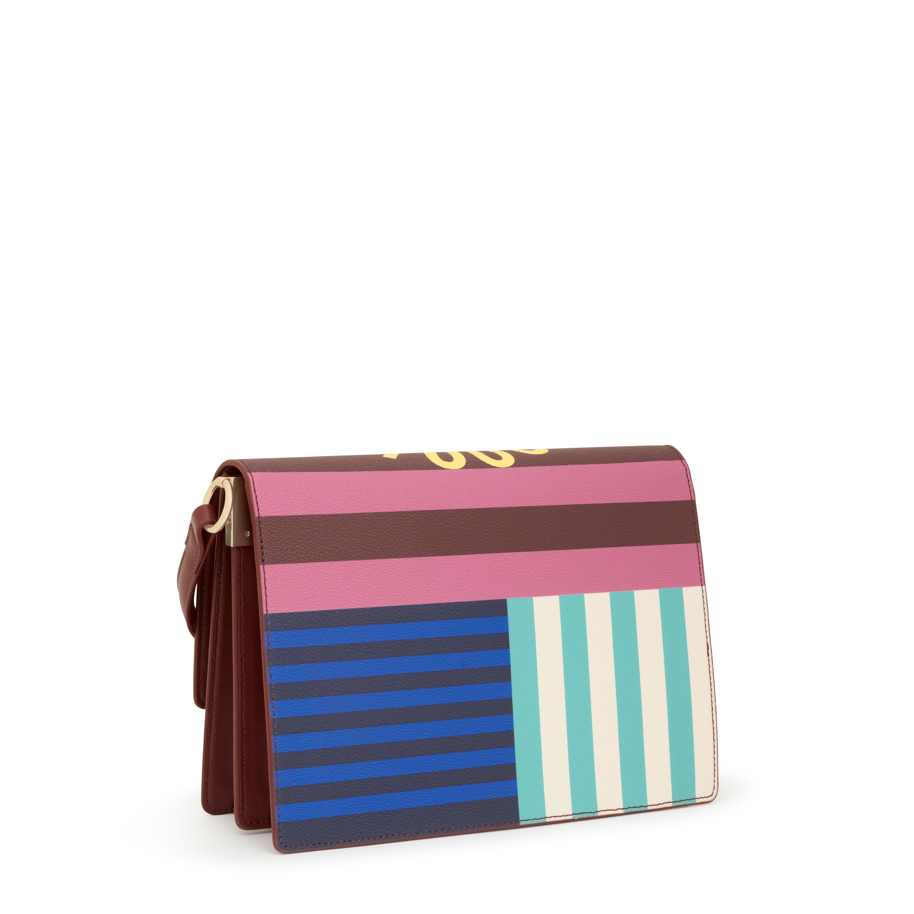 ★TOUT Y EST★ DARYNA Rectangular Crossbody Bag HO3A3A02 Dara - Crossbody Canvas Bag in Adelina Print | Parallel