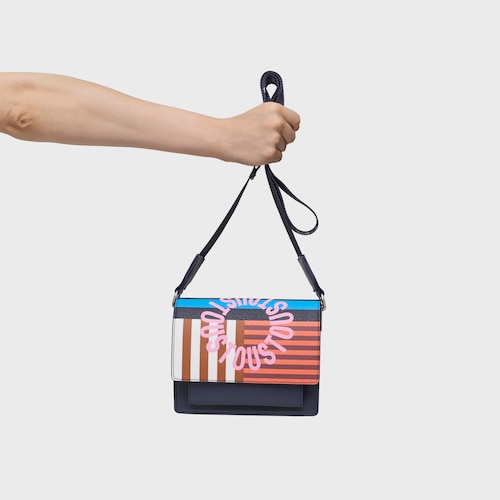 Small navy blue Audree Crossbody bag TOUS Hanna