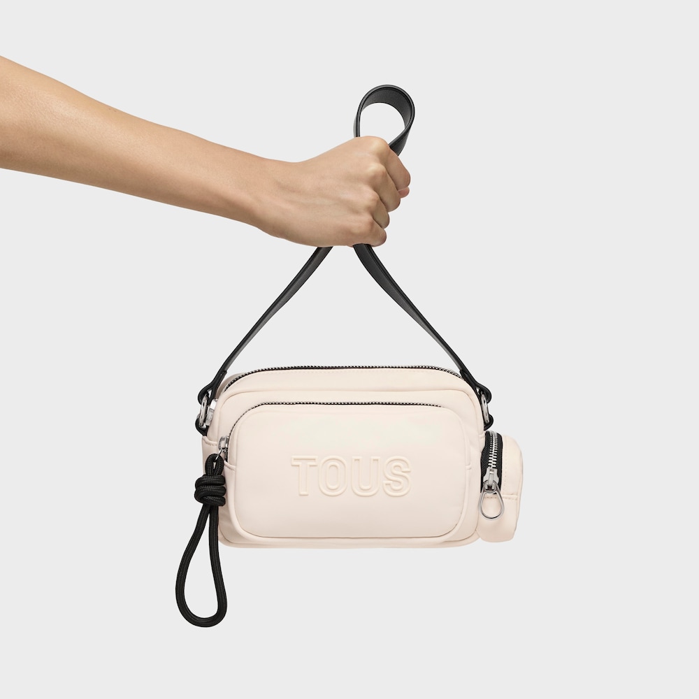Beige Crossbody Reporter bag TOUS Roomy image number 5