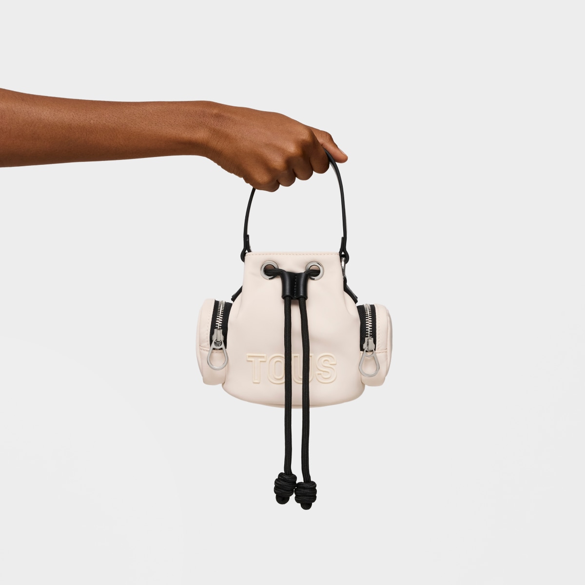 Beige mini Bucket bag TOUS Roomy