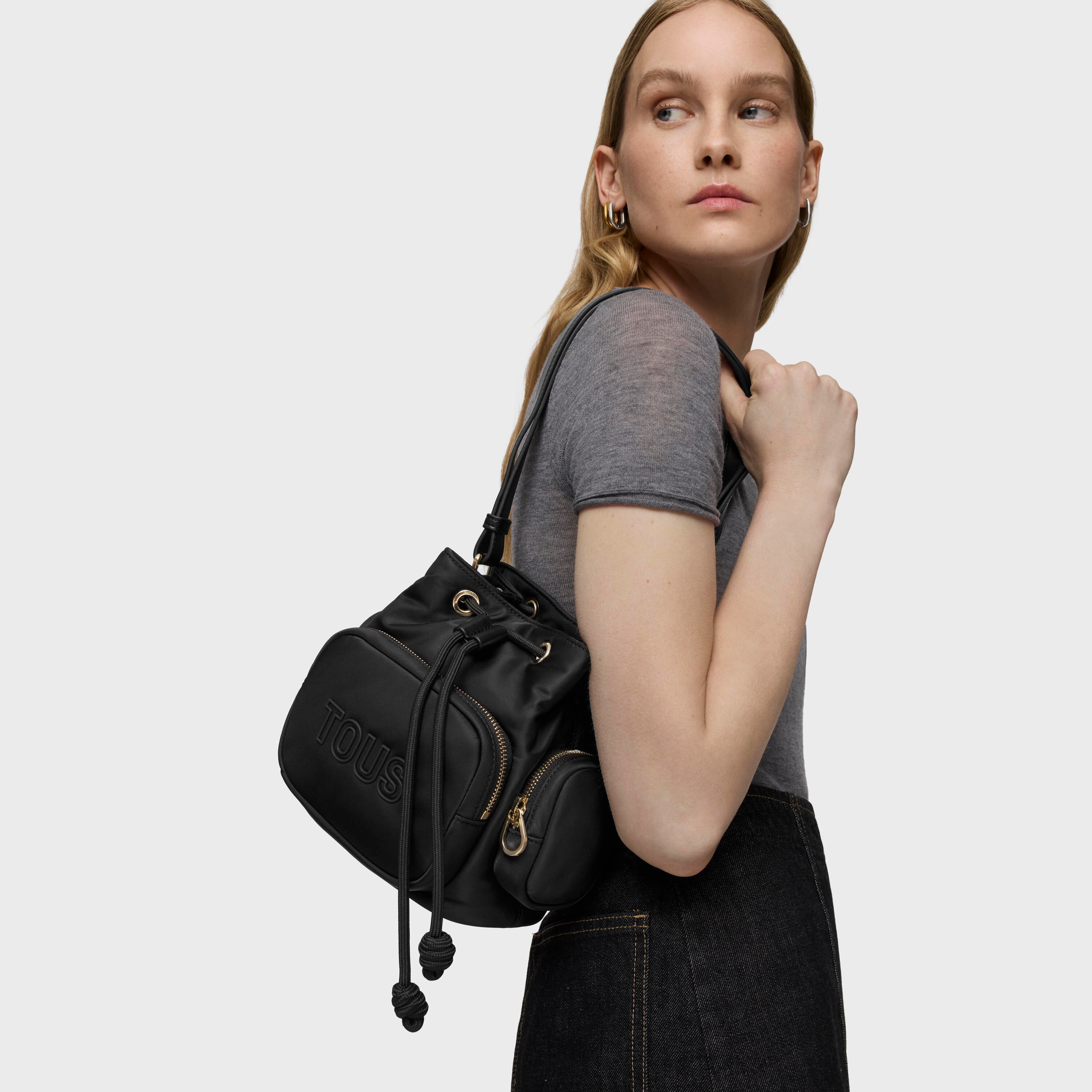 Medium black Shoulder bag TOUS Roomy