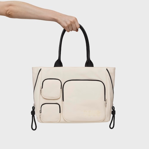 Shopper beige grand TOUS Roomy