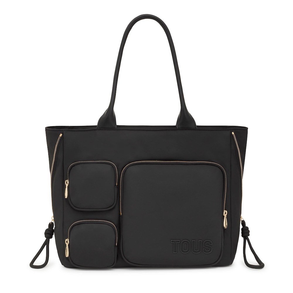 Large black Shopping bag TOUS Roomy
