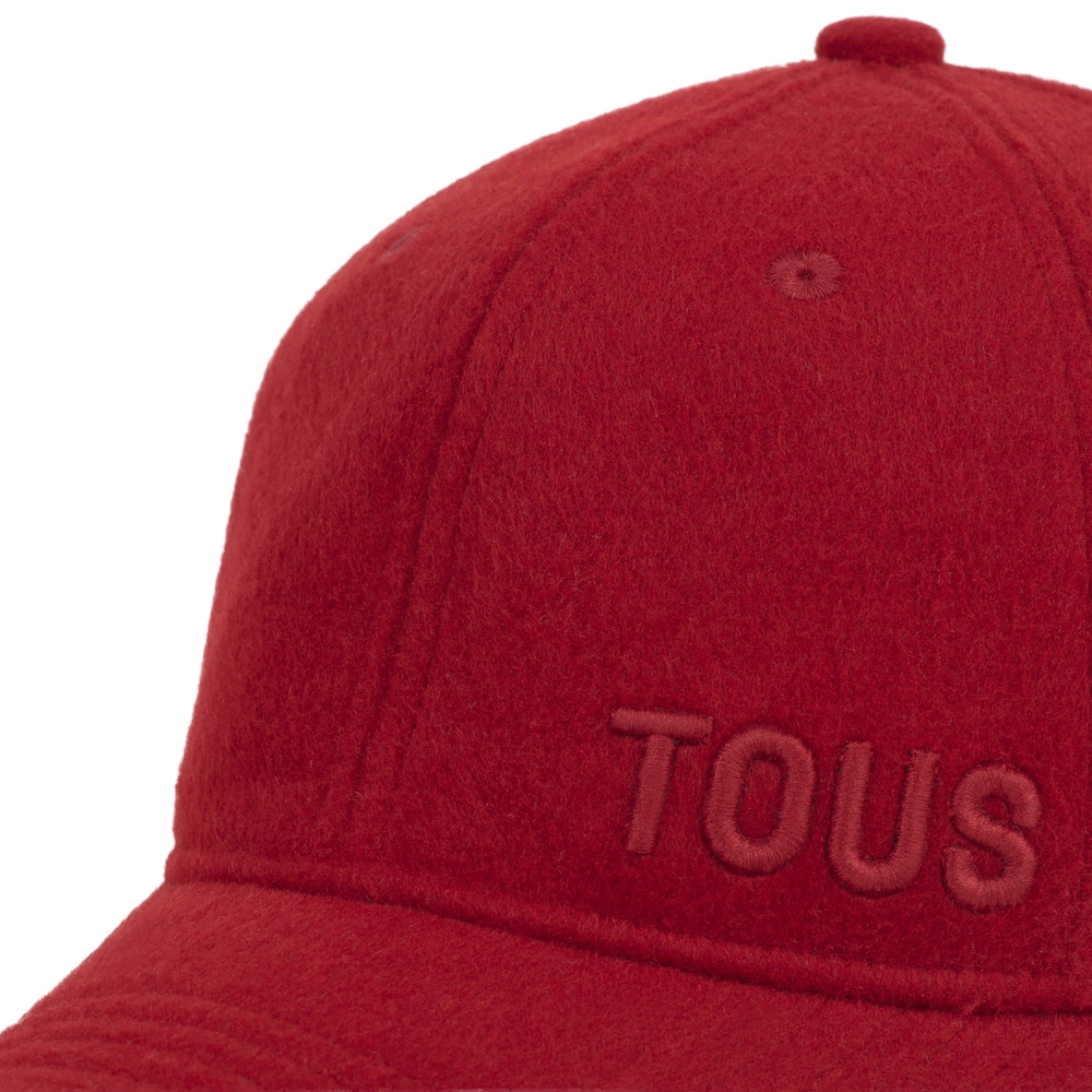 Gorra roja TOUS Embroidered