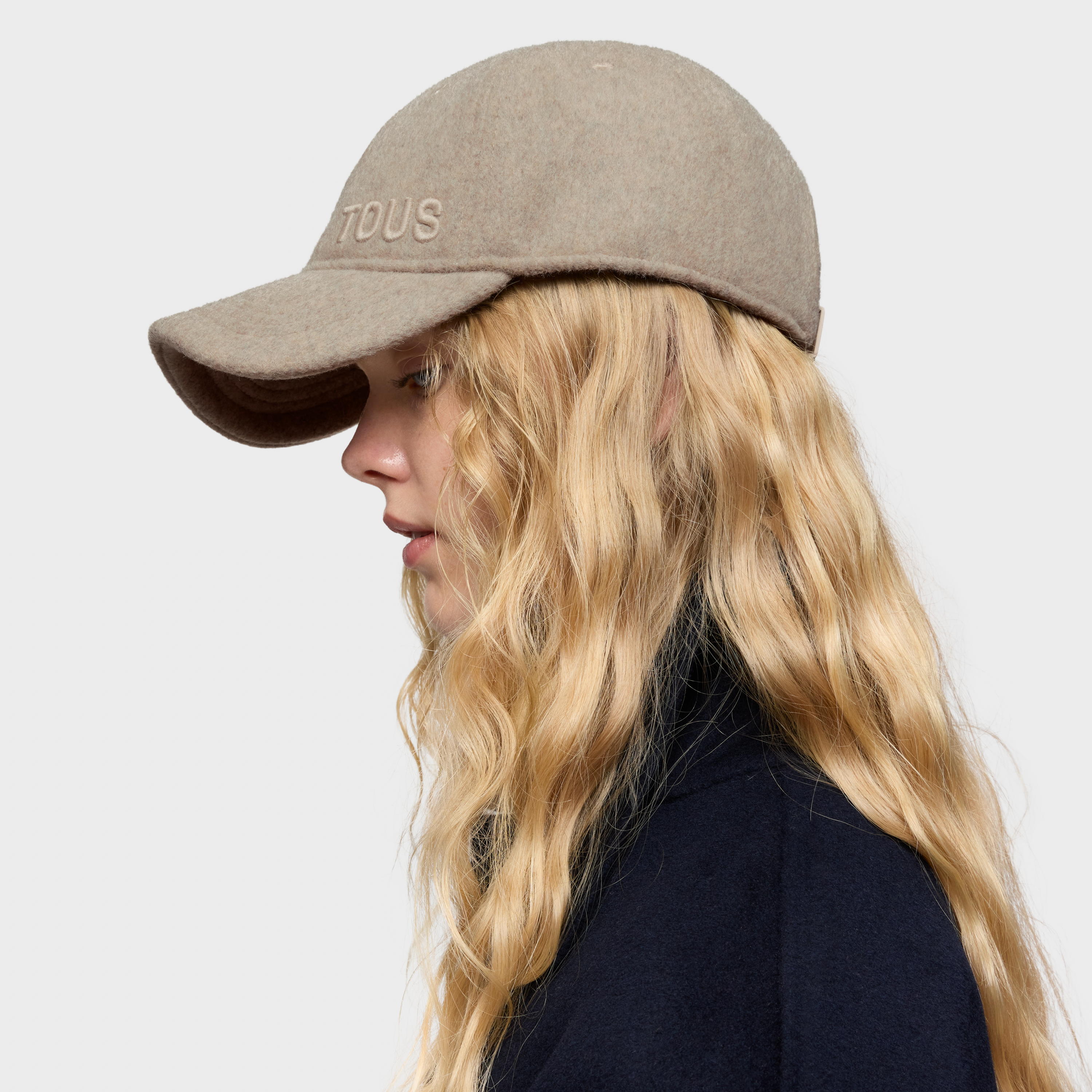 Taupe Cap TOUS Embroidered