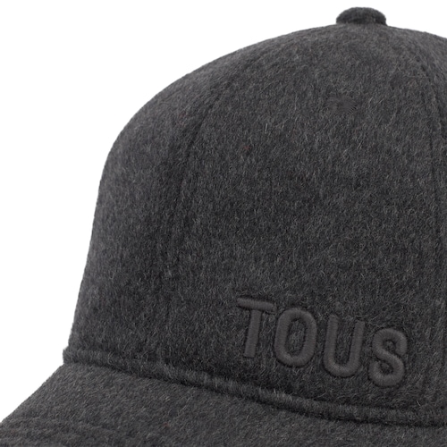 Gorra gris oscuro TOUS Embroidered