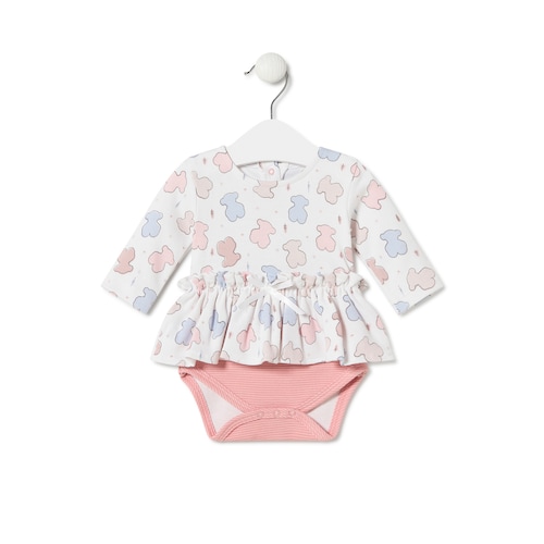 Body con falda de beb&eacute; ni&ntilde;a Colors rosa