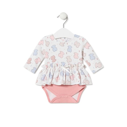 Bodysuit with skirt in Colors pink image number 0