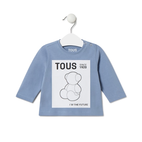 TOUS I'm the future" t-shirt in Casual blue