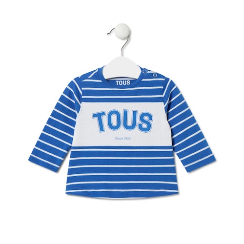 Striped t-shirt in Casual blue