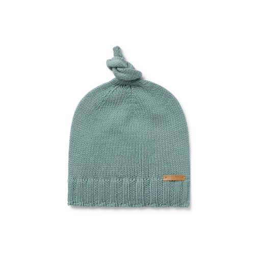 Gorro com nó de bebé Tricot verde