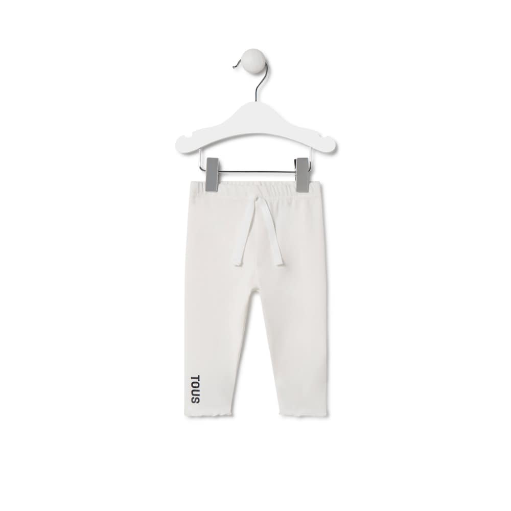 Legging de ni&ntilde;a Casual crudo