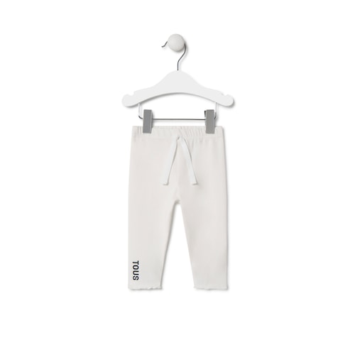 Legging de ni&ntilde;a Casual crudo