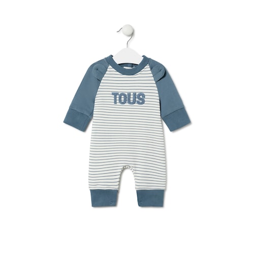 Baby playsuit in Classic blue