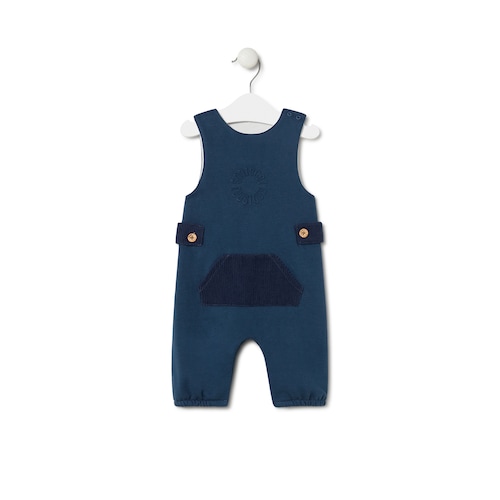 Baby playsuit in Trend navy blue image number 0