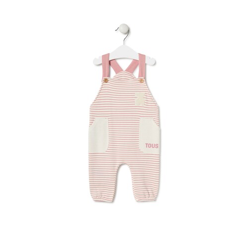 Jardineira de beb&eacute; de al&ccedil;as Classic cor-de-rosa image number 0