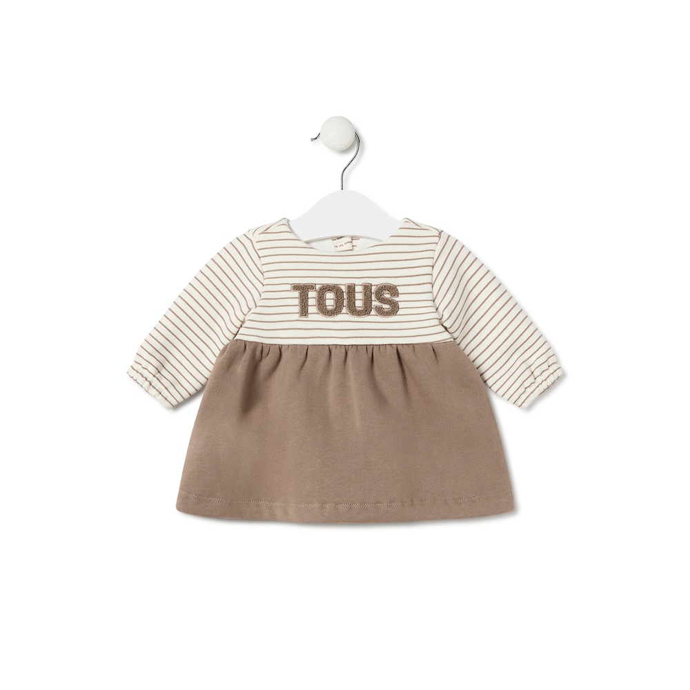 Vestido de beb&eacute; ni&ntilde;a Classic beige