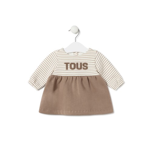 Vestido de beb&eacute; ni&ntilde;a Classic beige