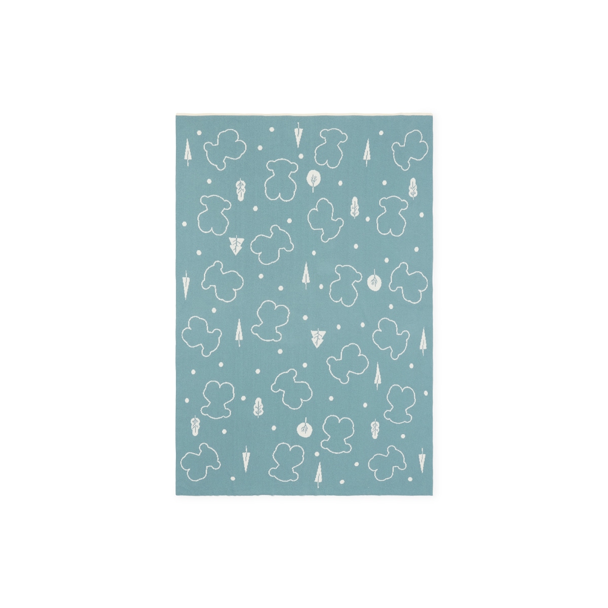 Tous - Manta De Bebé Reversible Nilo Osos Azul - Azul