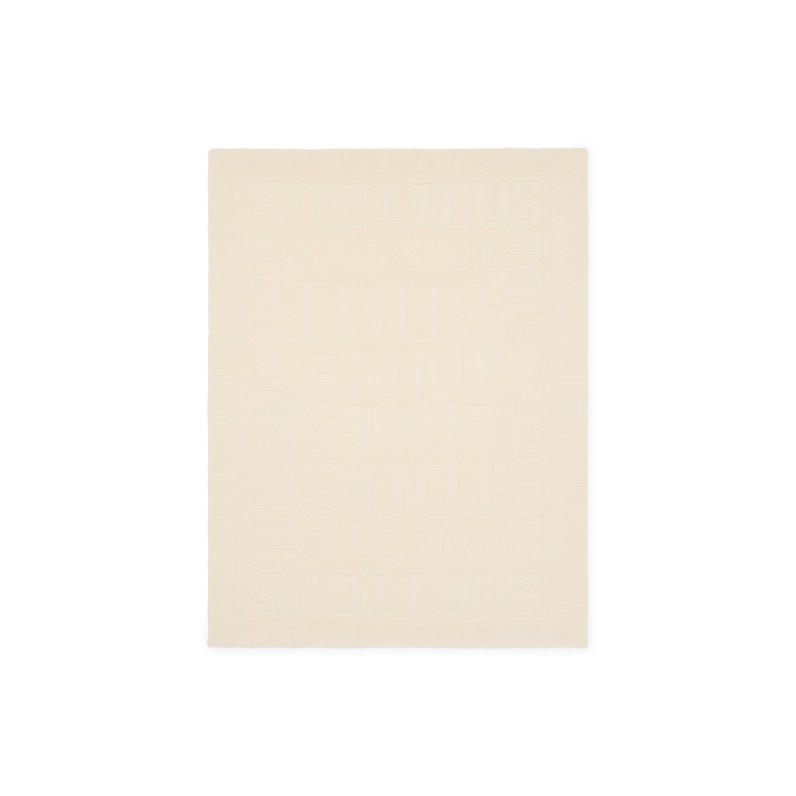 Baby blanket in Nilo TOUS logo ecru