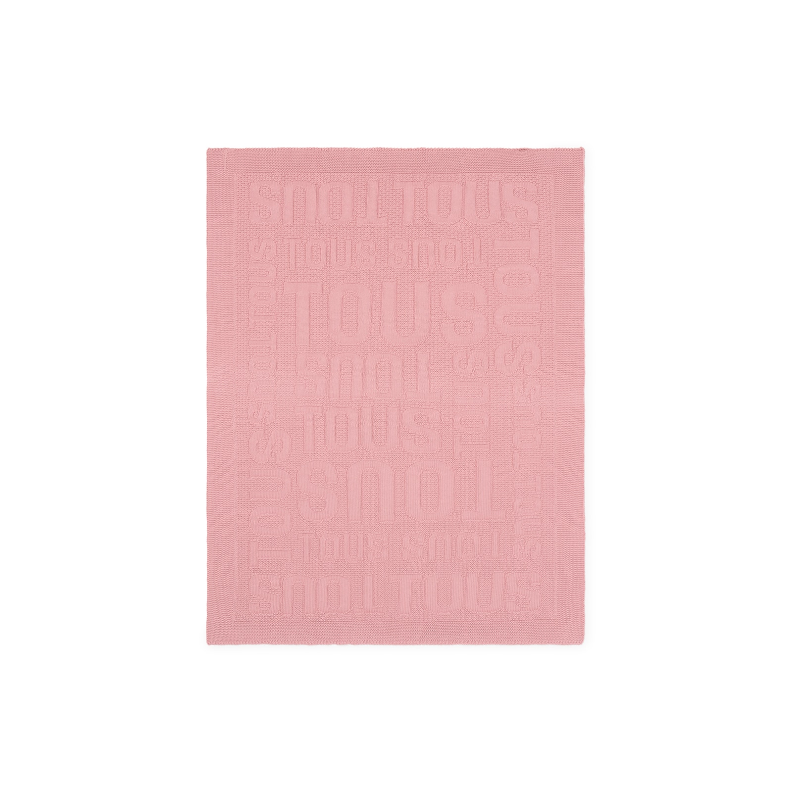 Baby blanket in Nilo TOUS logo pink