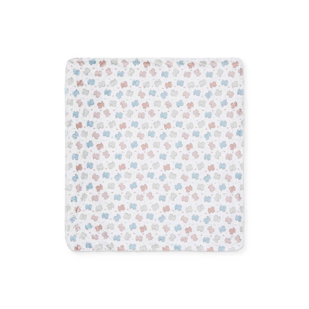 Manta de pelo beb&eacute; Colors azul