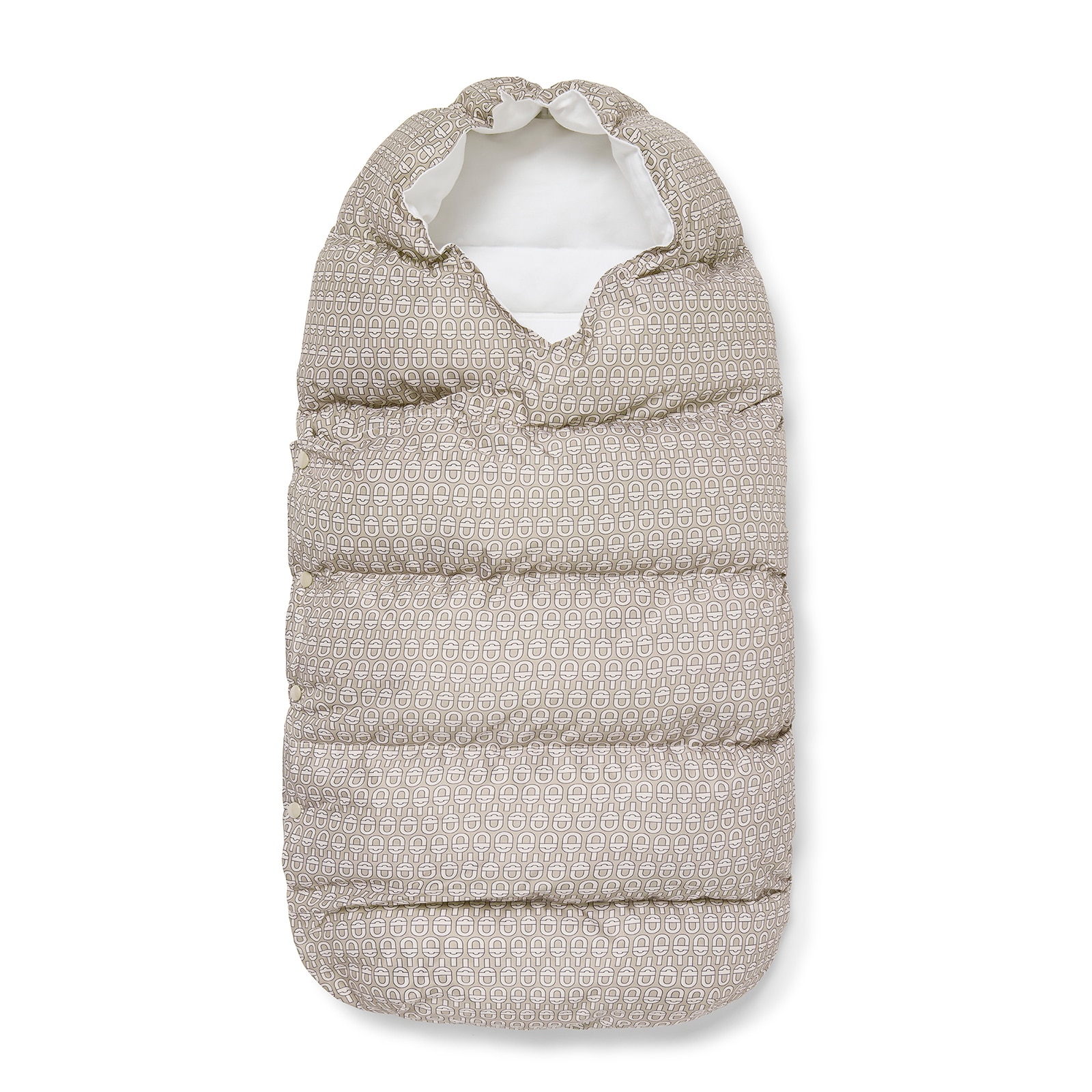 Pushchair footmuff in Tec Manifesto beige