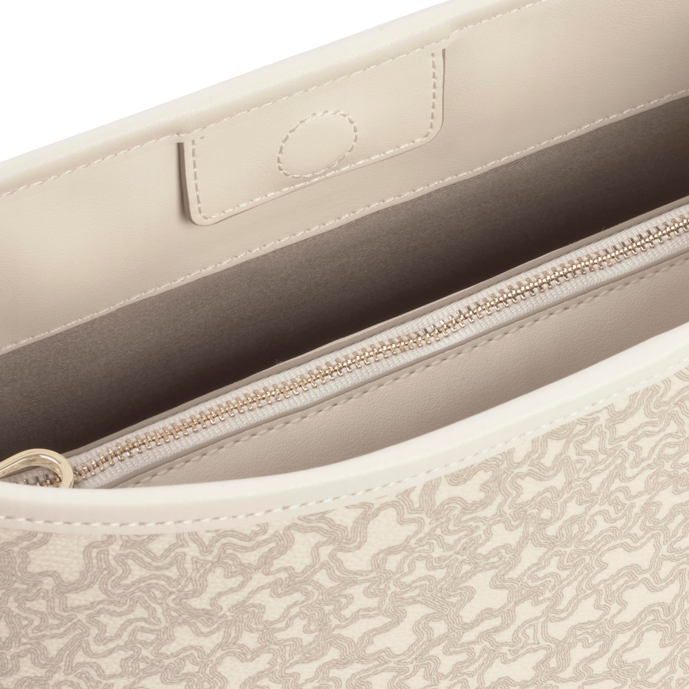 Large beige Crossbody bag Kaos Mini Lines