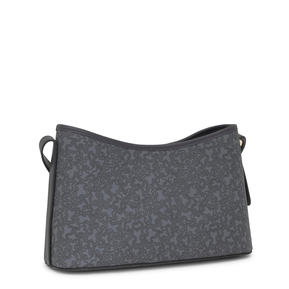 Large dark gray Crossbody bag Kaos Mini Lines