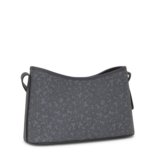 Bandolera grande gris oscuro Kaos Mini Lines