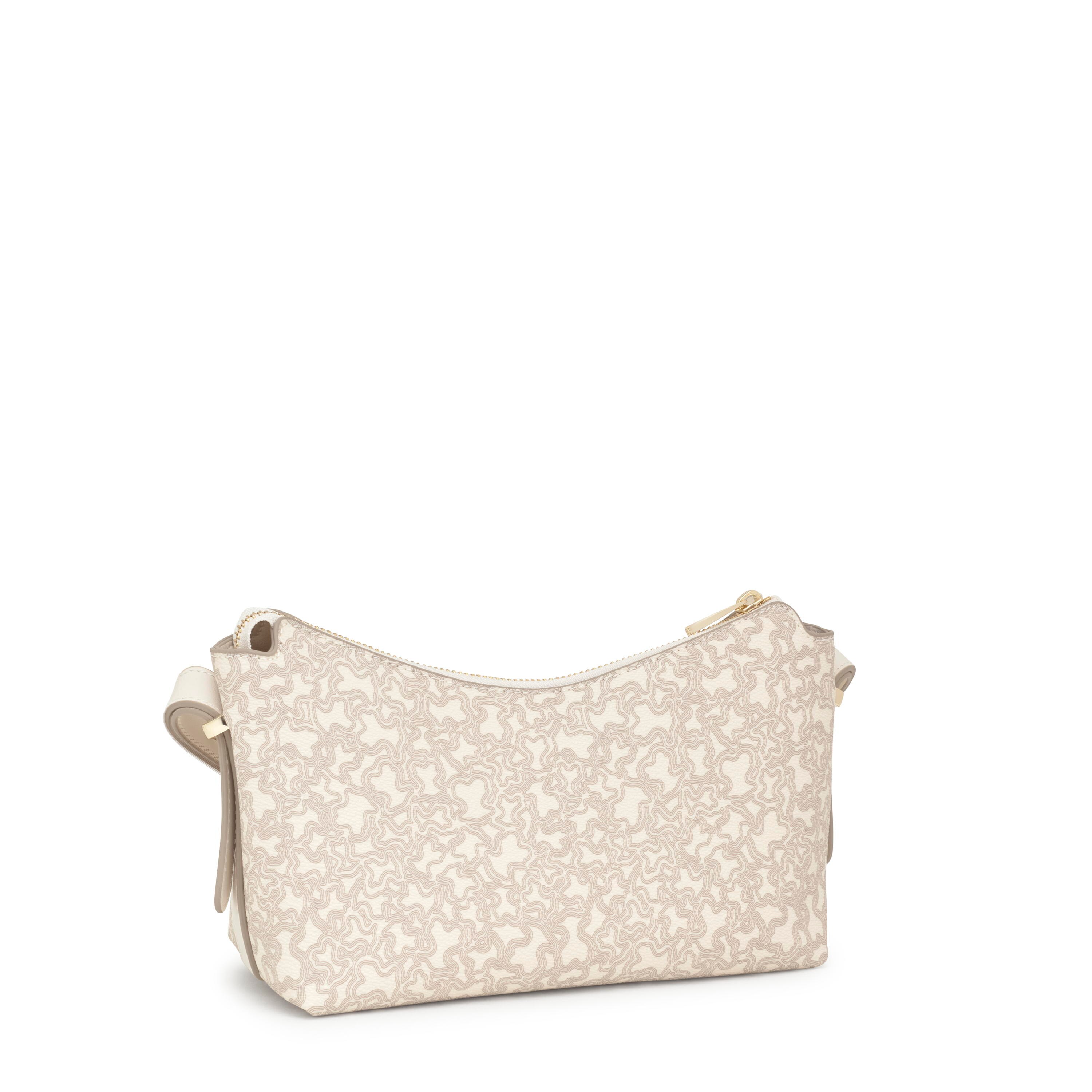 Medium beige Crossbody bag Kaos Mini Lines