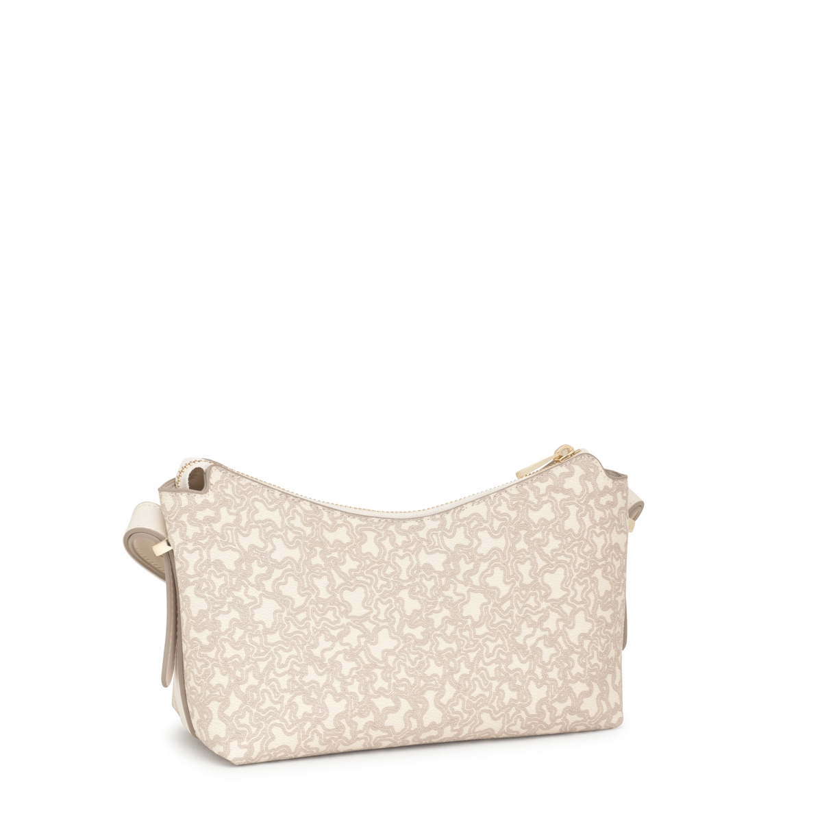 Medium beige Crossbody bag Kaos Mini Lines