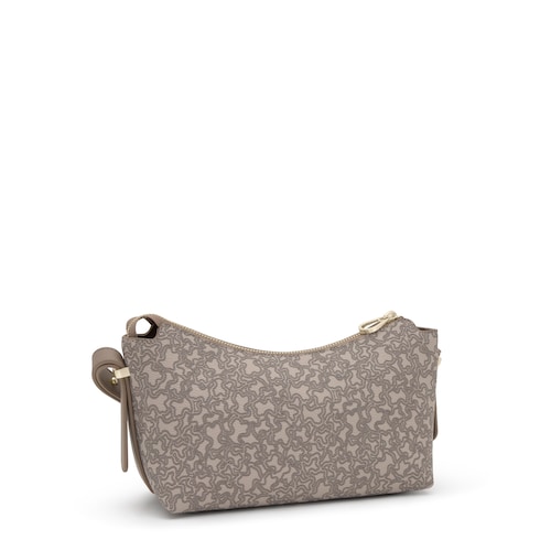 Medium taupe-colored Crossbody bag Kaos Mini Lines