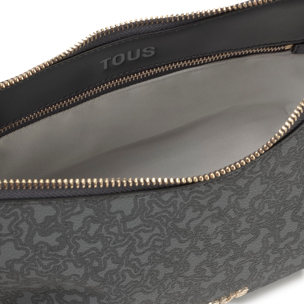 Medium dark gray Crossbody bag Kaos Mini Lines