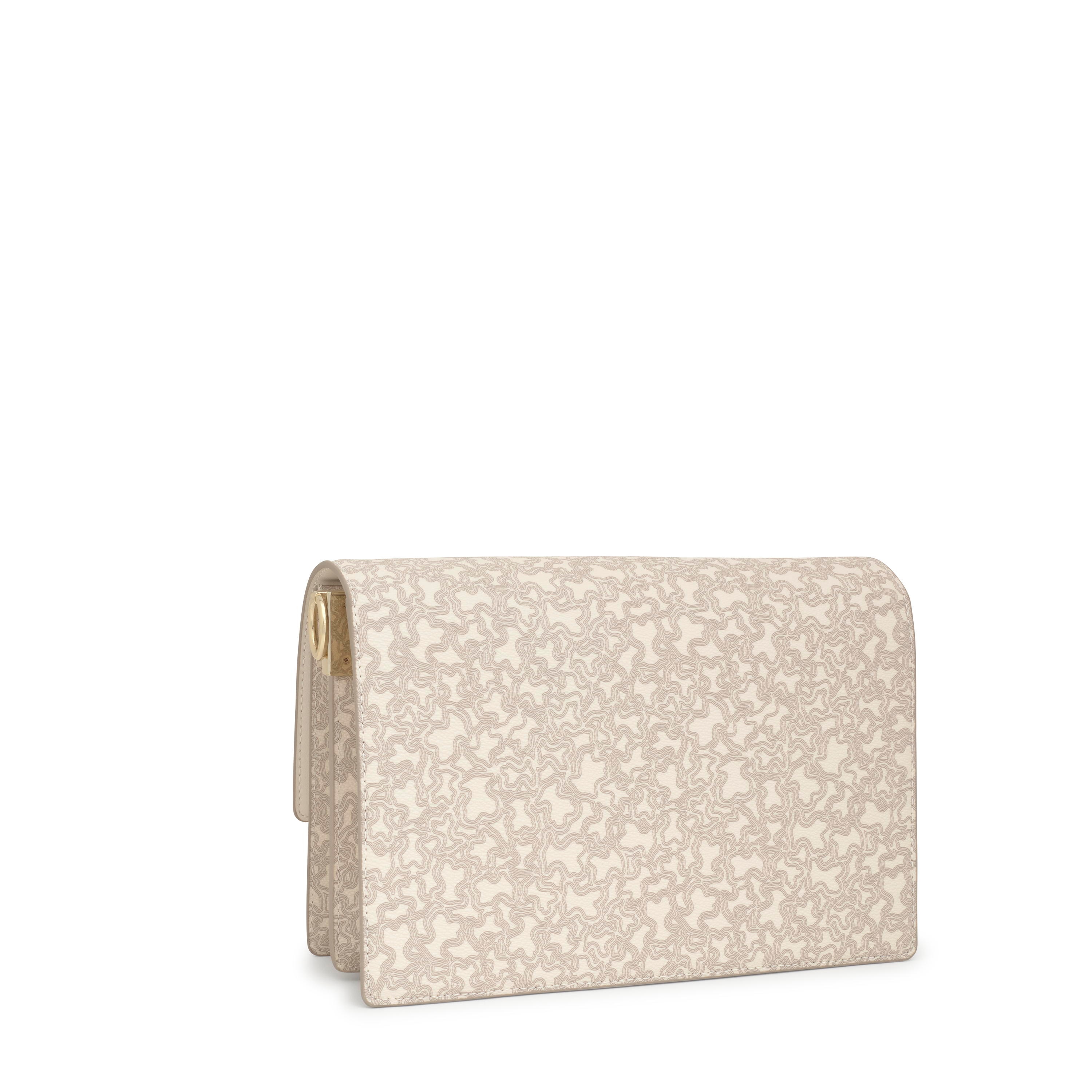Medium beige Audree Crossbody bag Kaos Mini Lines