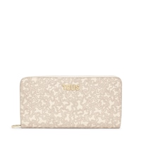 Billetera beige Kaos Mini Lines